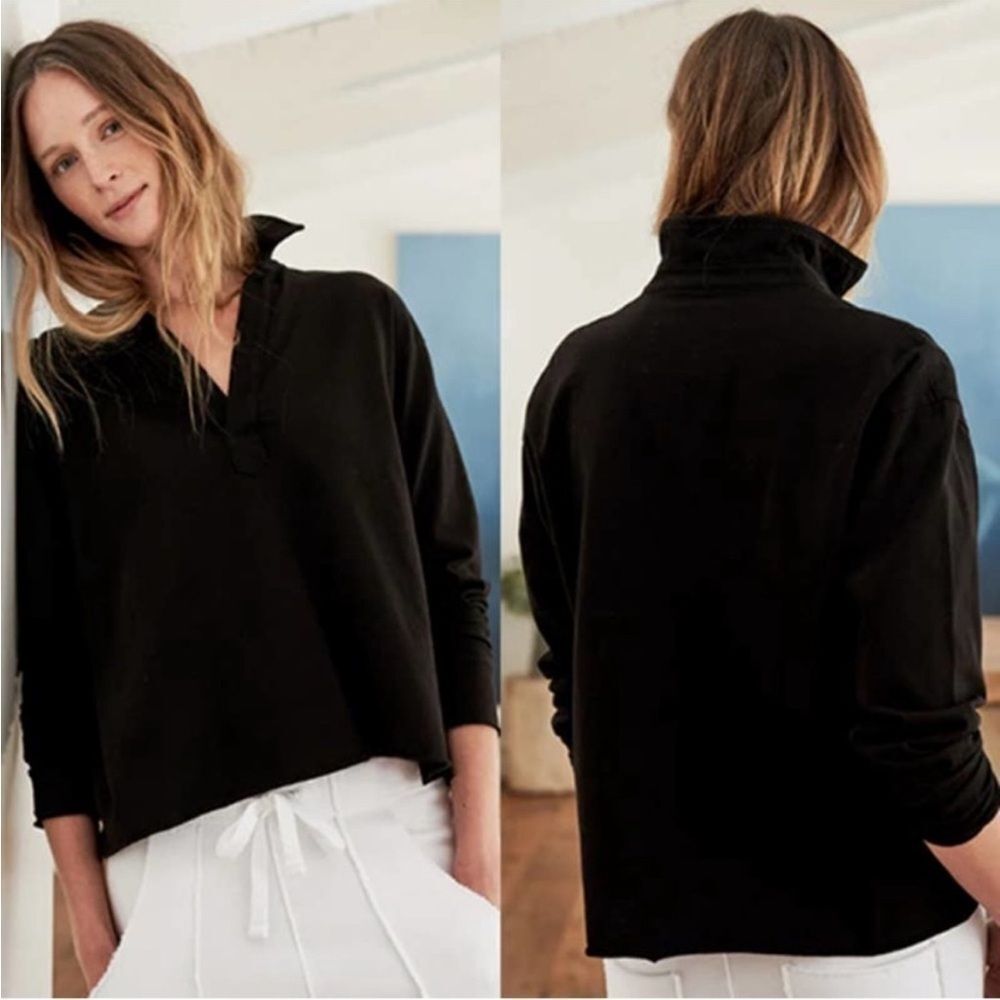 Frank & Eileen Triple Fleece Patrick Popover Henley Sweatshirt Pullover